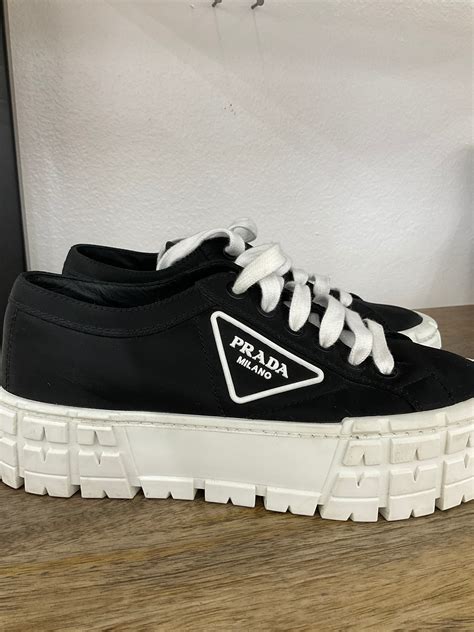 sneakers alte prada|prada sneakers on sale women's.